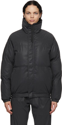Essentials Black Nylon Puffer Jacket