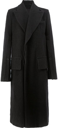 Ann Demeulemeester long double breasted coat