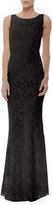 Thumbnail for your product : Alice + Olivia Sachi Fitted Lace Gown, Black