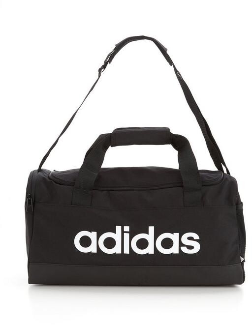 adidas Essentials Linear Duffel Bag Black/White ShopStyle
