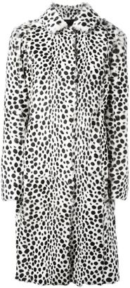Givenchy dalmation print coat