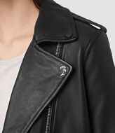 Thumbnail for your product : AllSaints Balfern Palm Leather Biker Jacket
