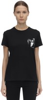Thumbnail for your product : Karl Lagerfeld Paris Carine Print Cotton Jersey T-shirt