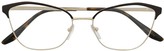 Thumbnail for your product : Prada Vintage Style Cat-Eye Glasses