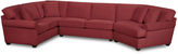 Thumbnail for your product : Asstd National Brand Fabric Possibilities Roll-Arm 3-pc. Left-Arm Corner Sofa Sectional