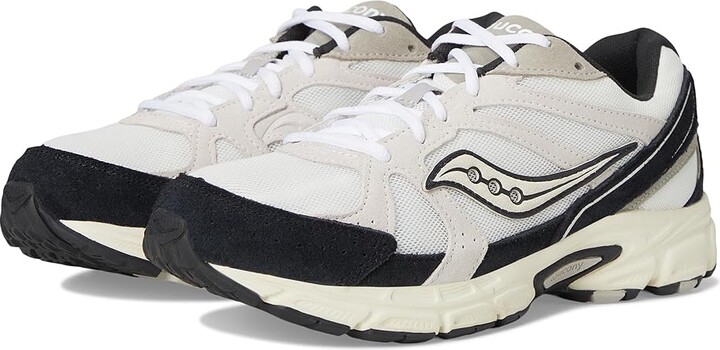 Saucony Ride Millennium Lace-up Boots White/Black : Men's 8.5 - Women's 10 Medium, Leather