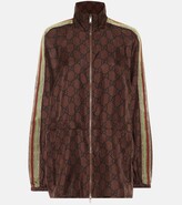 Thumbnail for your product : Gucci GG Supreme printed silk-twill jacket