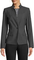 Thumbnail for your product : Lafayette 148 New York Tristan Stand-Collar Blazer Jacket
