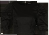 Thumbnail for your product : boohoo Petite Cotton Poplin Puff Ball Sleeve Top