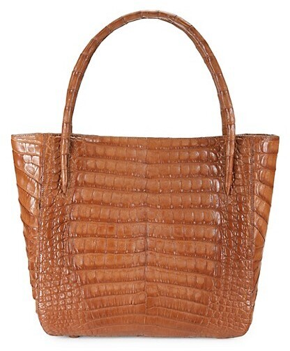 crocodile tote bag