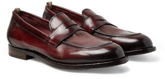 Officine Creative Ivy Burnished-Leather Penny Loafers