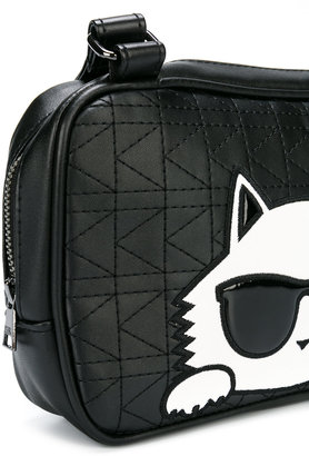 Karl Lagerfeld Paris Cat appliqué shoulder bag