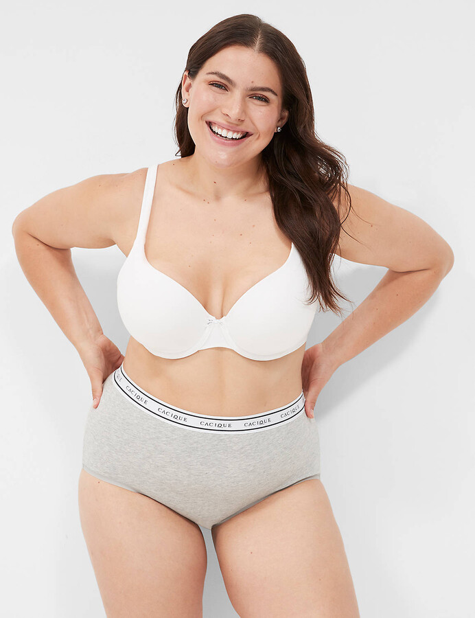 Lane Bryant Cotton Full Brief Panty With Wide Waistband - ShopStyle Plus  Size Intimates