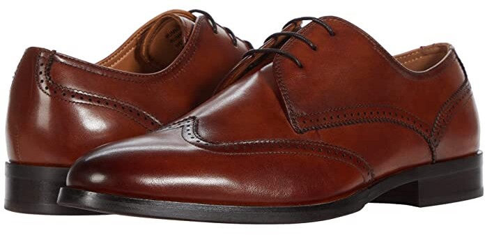 steve madden cognac men's dress shoes