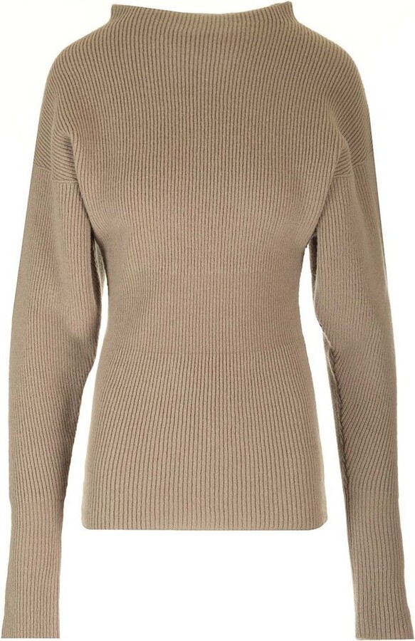 Rick Owens Long-Sleeved Knitted Jumper