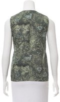 Thumbnail for your product : J Brand Camo Print Silk Top