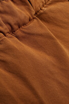 Thumbnail for your product : Samsoe & Samsoe Gathered stretch-cotton straight-leg pants