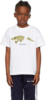 Thumbnail for your product : Palm Angels Kids White Crocodile T-Shirt