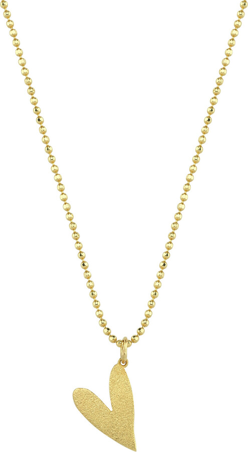 CHARMS COMPANY Heart 14K Yellow Gold Necklace