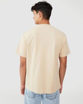 Cotton On Men's Orange Basic T-Shirts - Organic Loose Fit T-Shirt