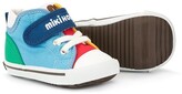 Thumbnail for your product : Mikihouse Logo Touch-Strap Sneakers