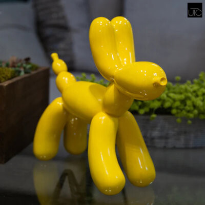 Wrought Studio Resin Dog Yellow
