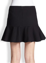 Thumbnail for your product : RED Valentino Ruffled-Hem Mini Skirt