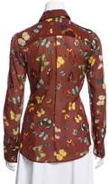 Thumbnail for your product : Dolce & Gabbana Printed Silk Button-Up