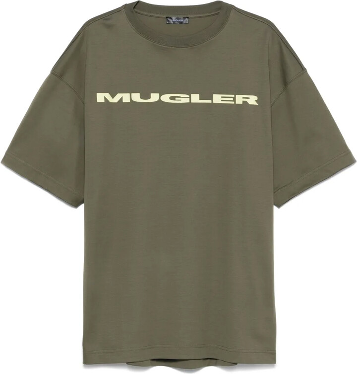Thierry Mugler logo-appliqué T-shirt