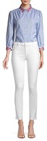 Thumbnail for your product : Draper James Embroidered Striped Button-Down Shirt