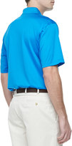 Thumbnail for your product : Peter Millar Lisle-Knit Cotton Polo, Hurricane