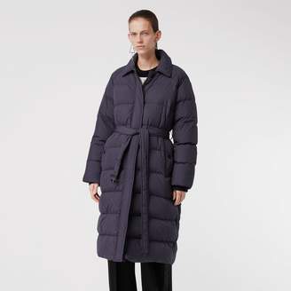Burberry Belted Long Down-filled Puffer Coat
