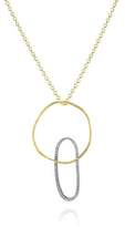 Thumbnail for your product : Todd Reed Interlocking Pendant Necklace in 18K Gold & Sterling Silver with Diamonds, 24"