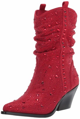 jessica simpson red boots