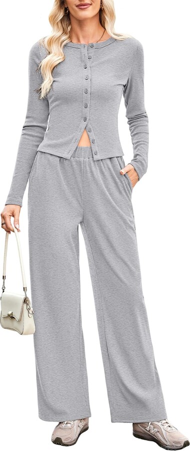 Women's Velour Full Zip Sweatsuits 2 Outfit Set Broken Heart Print 2 Piece Sets Top & Skirt