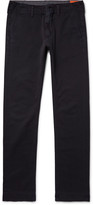 Thumbnail for your product : Jean Shop Leon Slim-Fit Cotton-Twill Trousers