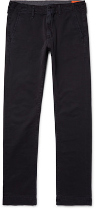 Jean Shop Leon Slim-Fit Cotton-Twill Trousers