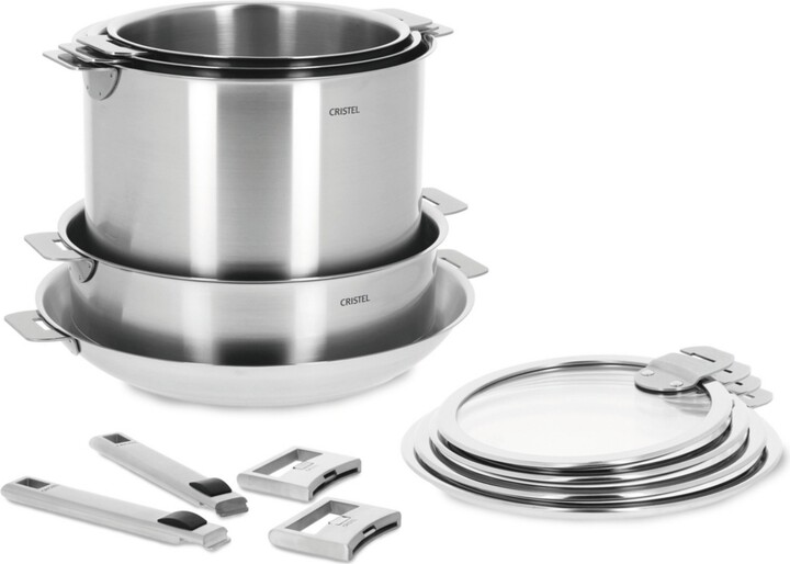 Cristel Strate 13-Piece Stainless Steel Cookware Set