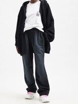 Thumbnail for your product : Balenciaga Faded Cotton-jersey Oversized Sweatpants - Black