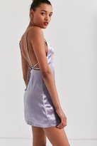 Thumbnail for your product : Silence & Noise Silence + Noise Ava Shiny Square-Neck Dress