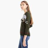 Thumbnail for your product : J.Crew Tippi sweater with intarsia cheetah