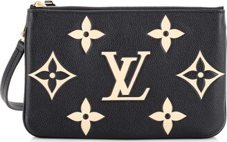 Louis Vuitton Monogram Giant Double Zip Pochette
