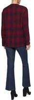Thumbnail for your product : Maje Vero Grosgrain-trimmed Checked Jacquard-knit Cardigan
