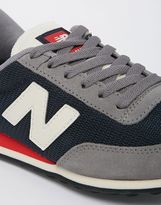 Thumbnail for your product : B.young New Balance 410 Suede/Mesh Grey Trainers