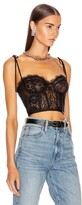 Thumbnail for your product : RÊVE RICHE Nayra Bustier Top in Black
