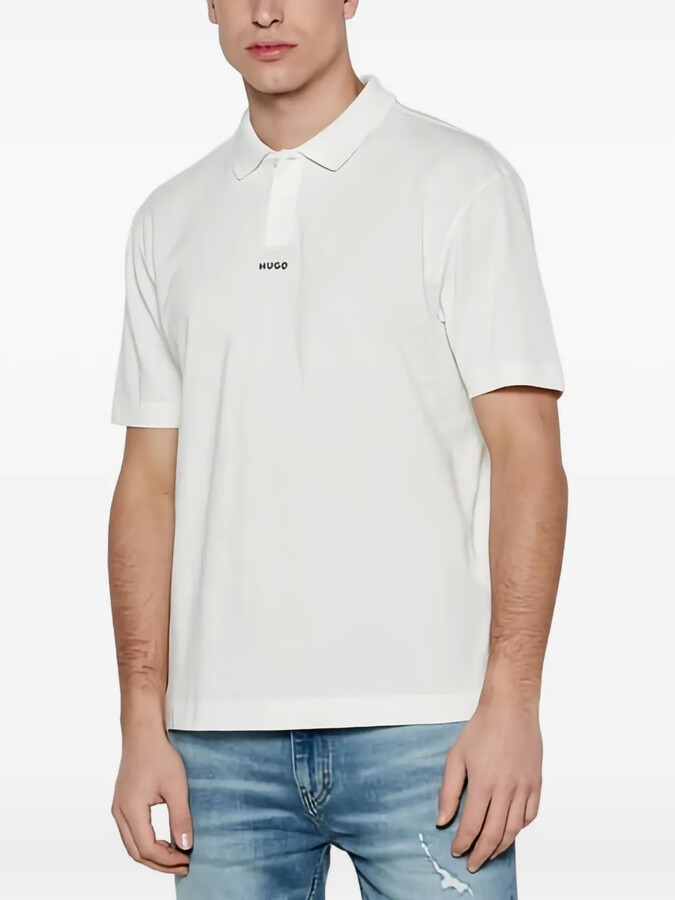 HUGO BOSS Logo-Embroidered Polo Shirt