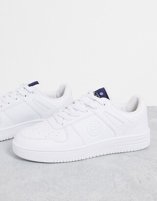 Ben Sherman sporty lace up sneakers in white - ShopStyle