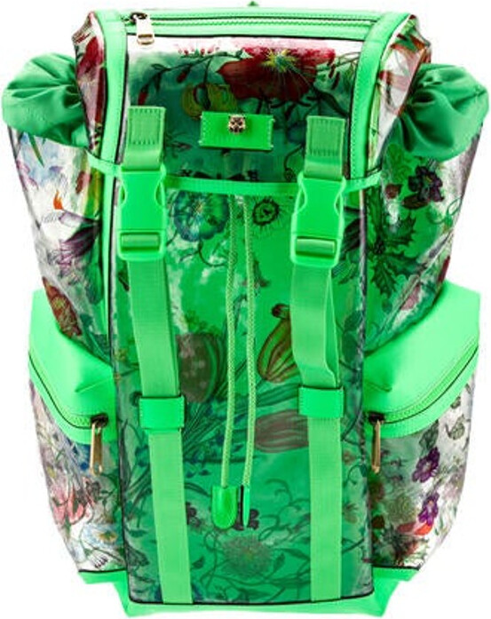 Gucci Flora Print PVC Backpack ShopStyle