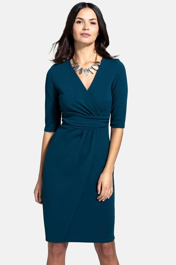 Hot Squash Ascot MockWrap Dress ShopStyle