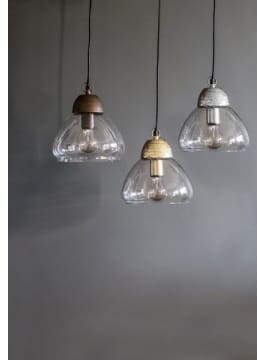 The Forest & Co. Etched Metal Glass Pendant Lights Brass - ShopStyle
